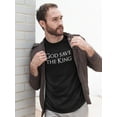 thumbnail image 2 of God Save The King T-Shirt Men -Smartprints Designs, Male XX-Large, 2 of 4