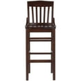 thumbnail image 3 of Home Square Hercules 30" Bar Stool in Walnut Finish - Set of 3, 3 of 5