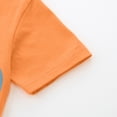 thumbnail image 6 of LRen Toddler Boy Shirts Boy Funny Graphic Crew Neck Short Sleeve Tshirts Boy's Summer Tees Casual Comfortable Summer Casual Tops Tees,Orange, 6 of 6