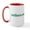 White/Red Inside, variant on CafePress - Reduce.Reuse.Recycle. Large Mug - 15 oz Ceramic Large White Novelty Mug