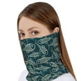 thumbnail image 4 of KLL Fish Style Pirnt Wicking Running Beanie Head Wrap Cycling Bandana for Men Women, 4 of 8