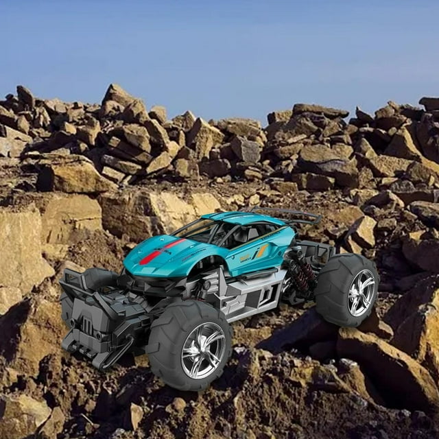 RC Monster Truck, Coche de Control Remoto para niños, Coche RC, Coche de Control Remoto, para Azul