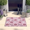 thumbnail image 2 of Cute Halloween Pattern Flannel Non Slip Door Rugs,Washable Door Mats Indoor,Decorative Door Mats,Dirt-Resistant and Absorbent Doormat for Entrance,Bedroom,Kitchen,Bathroom,31.5x17in(80x43cm), 2 of 4