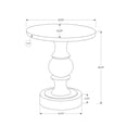 thumbnail image 3 of Accent Table - 25"H - Indoor Or Outdoor - Living Room - Nightstand - Gray, 3 of 4