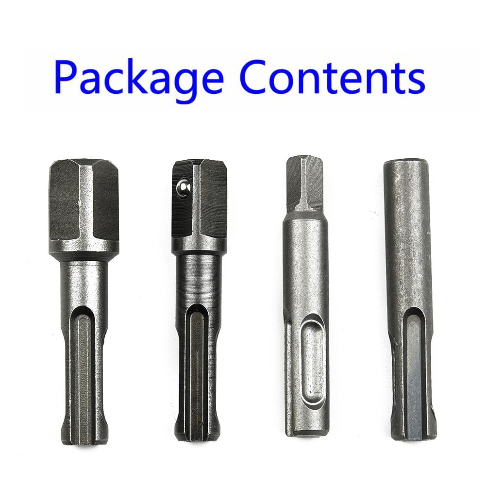 SDS Plus To1/4" Hex Socket Driver Hammer Drill Bit Adapter MagneticRe R1X7 