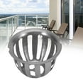 thumbnail image 2 of 2pcs Stainless Steel Round Shape Anti blocking Roof Drain Floor Drain for Garden Balcony(82mm), 2 of 7