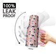 thumbnail image 3 of OBREWU Pink Border Collie Dog and Flower Floral Tumbler with Handle and Lid,Pink Border Collie Dog and Flower Floral 40oz Double Wall Vacuum Insulated Tumbler,Cups Gift for Women and Men, 3 of 7
