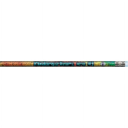J.R. MOON PENCIL CO. JRM2123B PENCILS KINDERGARTNERS ARE #1 12 PACK TIE-DYE