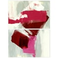 thumbnail image 2 of Empire Art Direct Magenta Abstract 1 & 2 Frameless Free Floating Tempered Glass Panel Graphic Wall Art, 48" x 32" each, Ready to Hang, 2 of 9