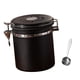 thumbnail image 4 of Almacenamiento de granos de café con extractores Gadgets con una cuchara Café Hermético Té Azúcar negro.5L, 4 of 9