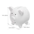thumbnail image 3 of MasteelfCA Ceramic Piggy Bank Coin Bank Personalized Money Saving Bank Delicate Nursery Decor, 3 of 7