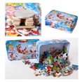 60 Piece Wooden Jigsaw Puzzle in an Box Merry Christmas Xmas Santa