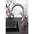 thumbnail image 4 of Kingston Brass KSD2218RX Belknap One-Handle 1-Hole Bathroom Faucet with Deck Plate and Push Pop-Up Drain in Brushed Nickel, 4 of 7