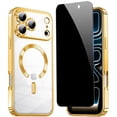 thumbnail image 1 of Funda magnética TSEHHOL para iPhone 17 Pro con Privacy Gold, 1 of 7