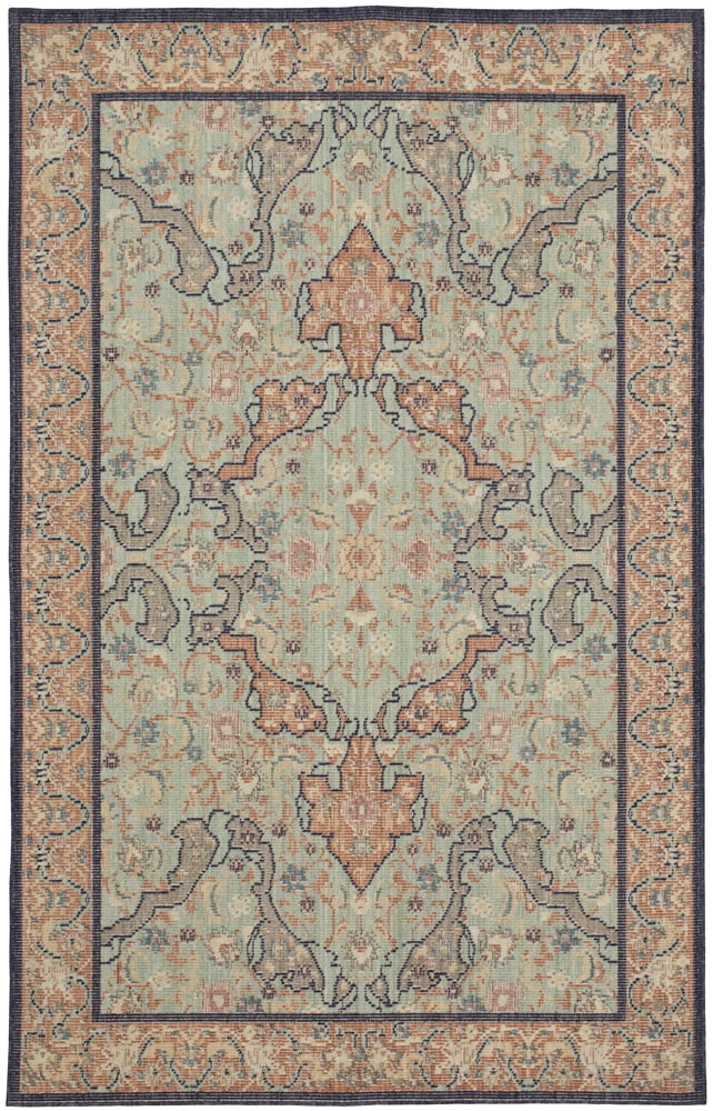 Karastan Vintage Tapis Versailles Aqua By Patina Vie Hand Knotted Karastan Vintage Tapis Versailles Aqua By Patina Vie Hand Knotted Blue C Area Rug Com