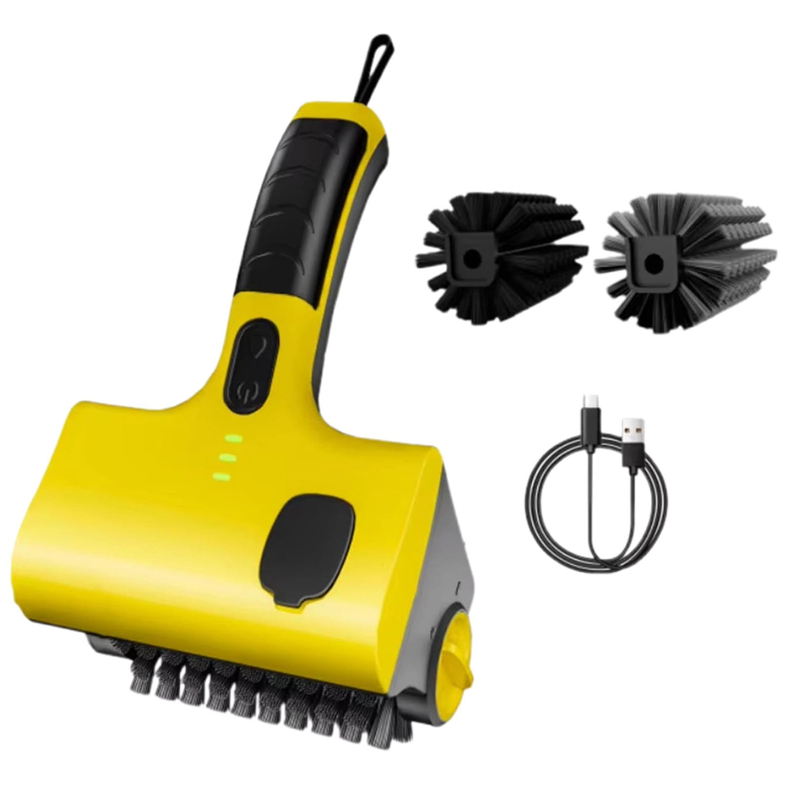 XKHAZA Grill Cleaning Robot Grill Brush with Water Tank and Types of Removable Brush Heads, Adjustment Suitable for Grills Kitchen Countertops Bathroom Tiles