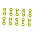 thumbnail image 1 of Almencla 10 Pcs Cordes de Gréement Butée de Fixation Rappel Abseil Positionnement Vert, 1 of 8