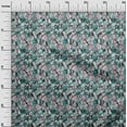 thumbnail image 3 of oneOone Cotton Cambric Turquoise Green Fabric Abstract Geometric With Texture Craft Projects Decor Fabric Printed By The Yard 56 Inch Wide, 3 of 4