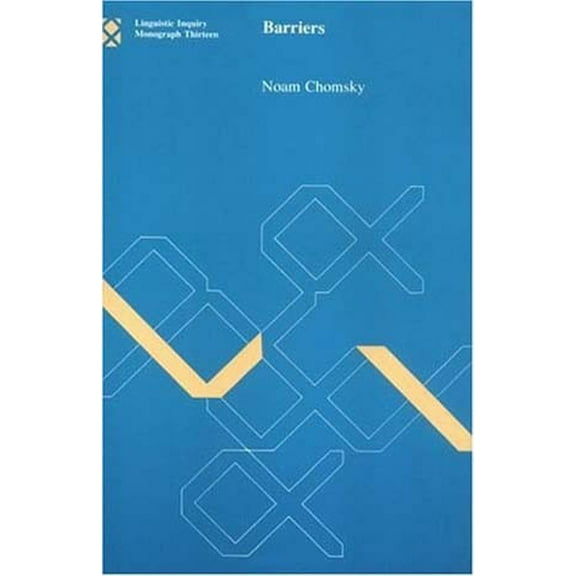 Linguistic Inquiry Monographs Barriers, Book 13, (Paperback)