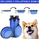 thumbnail image 4 of Las mascotas salen con una taza de agua y comida dobles, una botella de agua potable portátil y un tazón de comida plegable para perros., 4 of 5