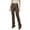 Coffee, variant on Women Leather Ruched Low Waist Skinny Pants Stacked Leggings Tights Party E Girl Streetwear Casual Elastic High Waisted Straight Leg Pull On Trousers