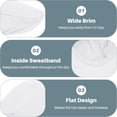thumbnail image 4 of Newsboy Cap for Men 100% Cotton Mens Flat Hats Newsies Hat Classic Irish Gatsby Ivy Cabbie Golf Hats 1pcs, 4 of 6