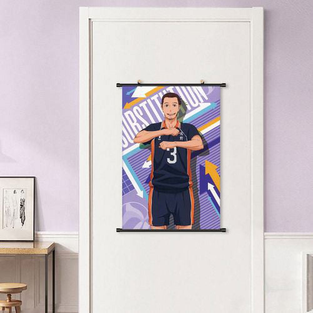 Anime Haikyuu high school vôlei Parede Poster Scroll Home Decor Cosplay 1082