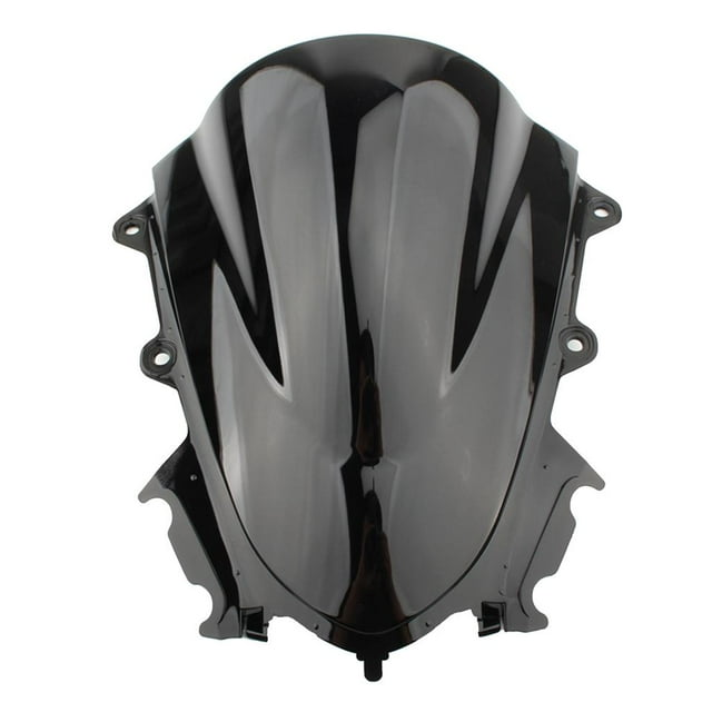Parabrisas de doble burbuja para motocicleta YAMAHA R25 R3 A 19-20, con 6 Negro