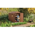 thumbnail image 6 of Keter Darwin 6x8 ft. Durable Resin Outdoor Storage Shed With Heavy Duty Floor and Locking Door, Brown, 6 of 6