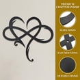 thumbnail image 3 of Infinity Heart Metal Wall Decor,Infinity Heart Wall Decor for Room Living,Wedding Decor, 3 of 5