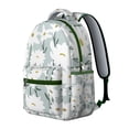 thumbnail image 4 of Watercolor Wildflower Students Backpack Durable, Multifunctional School Bag with Abstract Floral and Leopard Print Design, Comfortable for Student and Student, 4 of 6