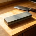 thumbnail image 5 of Knife Sharpening Stone 120/240 Whetstone Sharpening Stone, Sharpening Stone Tool for Kitchen Hunting,5.1 inch Portable Knife Sharpener for Scissors Pocket Knives and Blades,1 Pc,Grey, 5 of 9