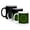 Multicolor, variant on 3drose, Green Eden Mandala, 11oz Two-tone Black Mug