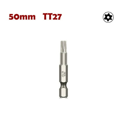 

2Inch Hollow Torx Screwdriver Bit Hex Shank -T40 Tool For Exact Screw Unscrew