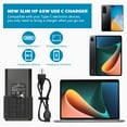 thumbnail image 7 of New Slim 65W HP Laptop Charger USB C : HP Spectre x360 Charger Replacement HP Chromebook/EliteBook x360/ProBook/Envy/Elite x2/Split x2,Fast Charging Type C AC Adapter Travel Power Cord Supply, 7 of 7