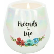 Pavilion Gift Company Friends - 8 oz - 100% Soy Wax Candle Scent: Serenity