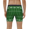 thumbnail image 4 of Salouo American Football Field1 Pattern Men's Boxer Briefs, Soft & Breathable Underwear Elastic Waistband Briefs for Men,1-Pack, 4 of 7