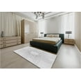 thumbnail image 4 of Ahgly Company Indoor Rectangle Patterned Platinum Gray Area Rugs, 7' x 10', 4 of 6