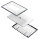 thumbnail image 5 of Funda TEKKU HC para MacBook Air 15 A2941 A3114 uso rudo Gris, 5 of 15