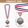 thumbnail image 2 of Uxcell Bowling Games Award Medals with Ribbons, Winner Medals Prizes for Competitions Sports Party Silver, 2 of 7