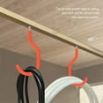 thumbnail image 5 of COOPHYA 10Pcs Orange Steel Garage Hooks for Home Organization and Tool Storage, 5 of 8