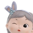 thumbnail image 3 of Decorative Succulent Planter Tabletop Flower Pot Cute Girl Home Office Planter Decor, 3 of 6