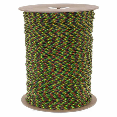 

Paracord Planet 550 LB Type III 7 Strand 4mm Tactical Cord with Choices of 10 20 25 50 100 250 & 1000 Foot Spools