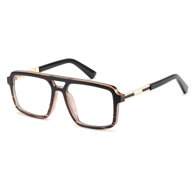Gafas de bloqueo de luz azul FEISEDY Retro Aviator B0209