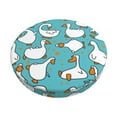 thumbnail image 1 of Balery Cartoon Funny Goose Fundas de asiento para taburete de bar redondo de tela de terciopelo ajustables que protegen de arañazos y manchas para sillas de 14 a 17 pulgadas.-13 inch, 1 of 7