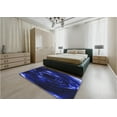 thumbnail image 4 of Ahgly Company Indoor Rectangle Patterned Sapphire Blue Area Rugs, 8' x 12', 4 of 6