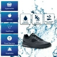thumbnail image 2 of Shoes For Crews Evolution II, Men's Slip Resistant Work Shoes, Water Resistant, Black, 2 of 6
