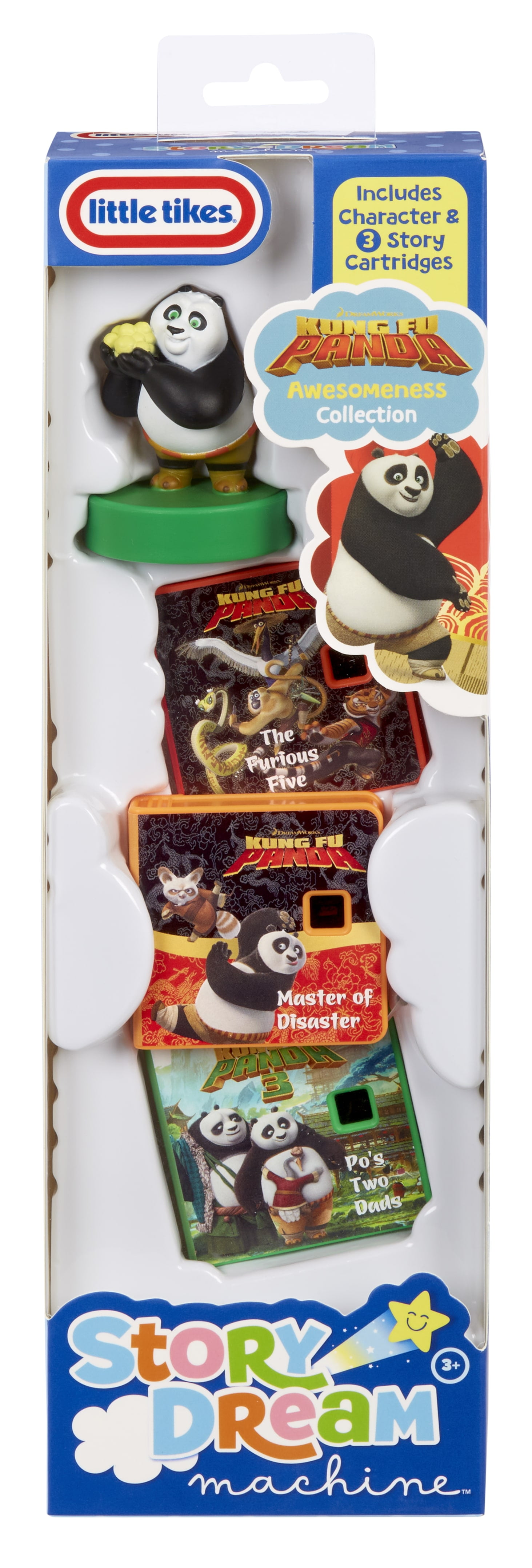 Little Tikes Story Dream Machine DreamWorks Kung Fu Panda Awesomeness, Books, Audio Play Character, Toy Gift for Toddlers, Kids Girls Boys 3+