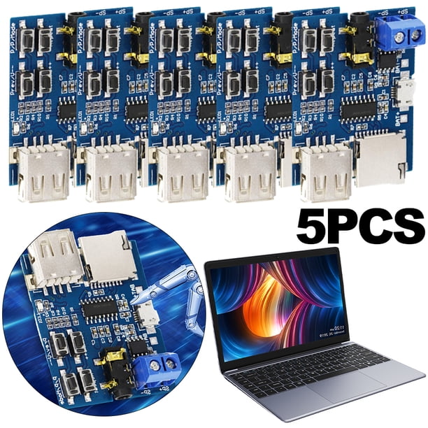 Módulo Reproductor Decodificación MP3 Plantilla Amplificador Potencia Voz Compatible Con Tarjeta TF Disco U