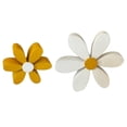 thumbnail image 2 of Staron Wooden Flower Shelf Sitter, 2Pcs Tabletop Decor Ornaments for Home Office, Decorative Wood Flowers for Living Room Bedroom Desk Bookshelf Decor, 2 of 6